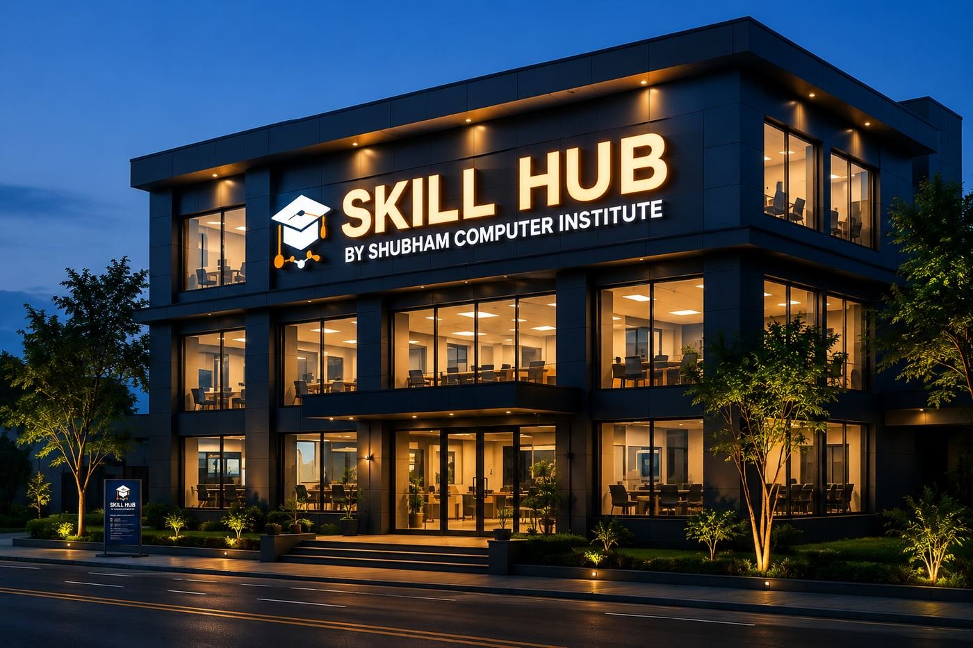 Skill Hub by Shubham Computer Institute campus building